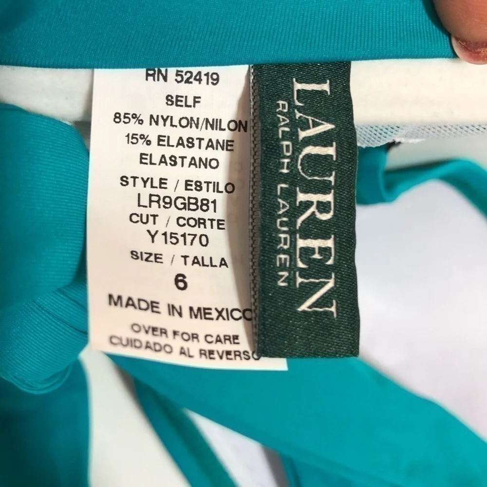 Ralph Lauren Bandeau Halter Bikini Top 6